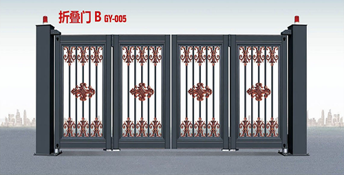 雕花電動(dòng)懸折門